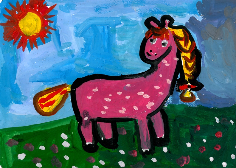 Розовая лошадка, Настя Саленко.jpg