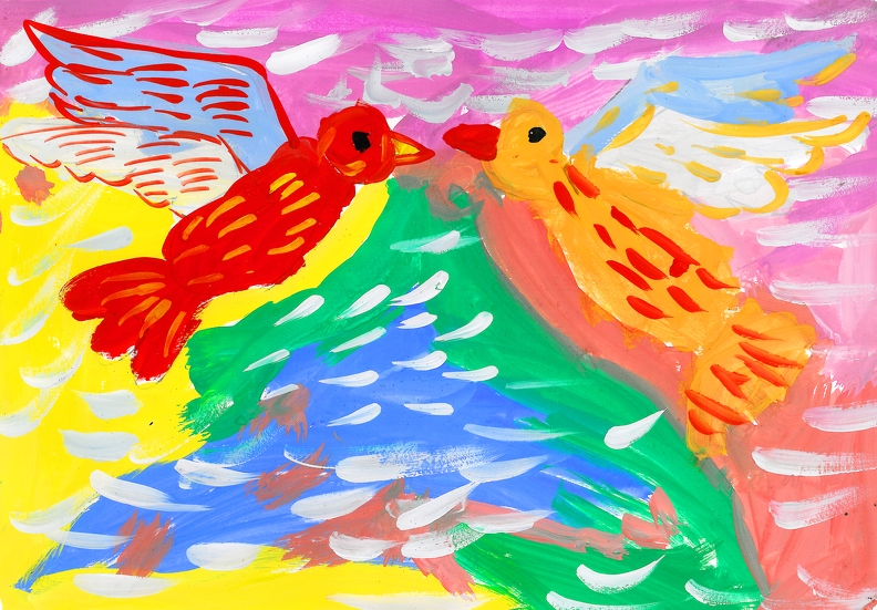 Цветные птички, Андрей Суярко.jpg