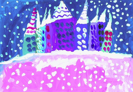 Снежный город