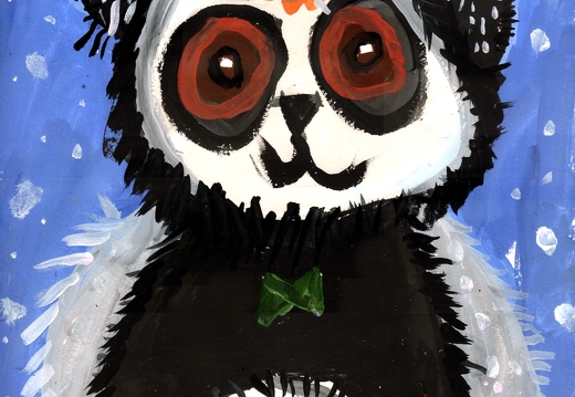 Панда с шаром 
