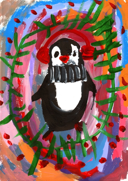 8457  Рождественский пингвин Александр Розов.jpg