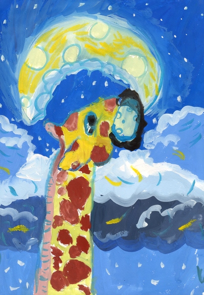 6300 Жираф кушающий луну Нонна Эйсмонт.jpg