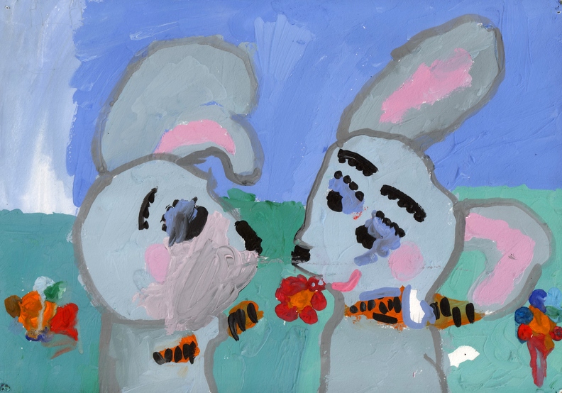 6300 Кролики-друзья Катерина Кравец.jpg