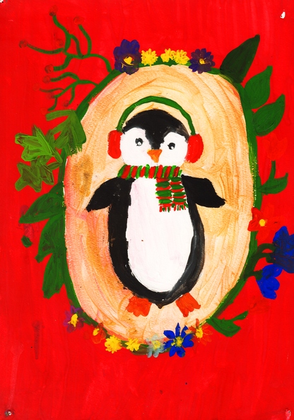 821 Праздничный пингвинчик Михайлина Буга.JPG
