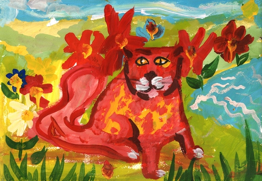 Рыжий котик 