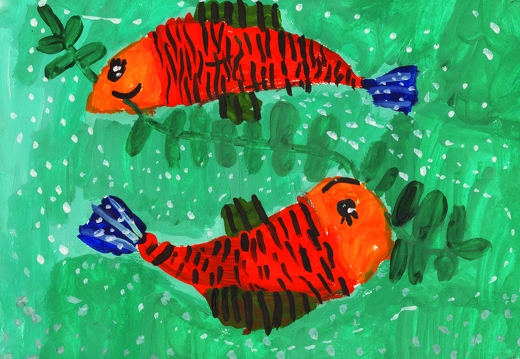 Тигровые рыбки 