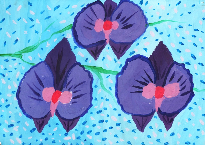 821 Фиолетовые орхидеи Варвара Ревякина.jpg
