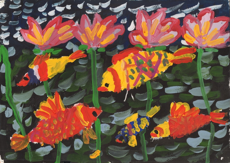 3108 Разноцветные рыбки Анастасия Прежина.jpg