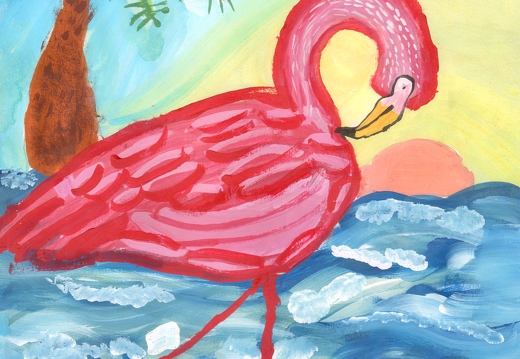Закат с Фламинго