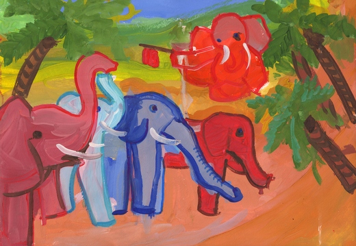 Соревнования слонов
