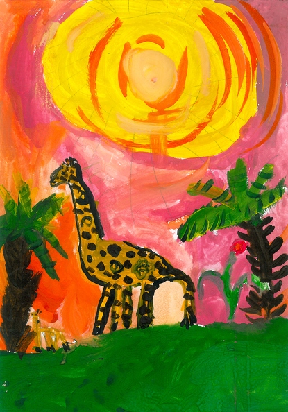 Прогулка жирафов, Таисия Елецкова.jpg