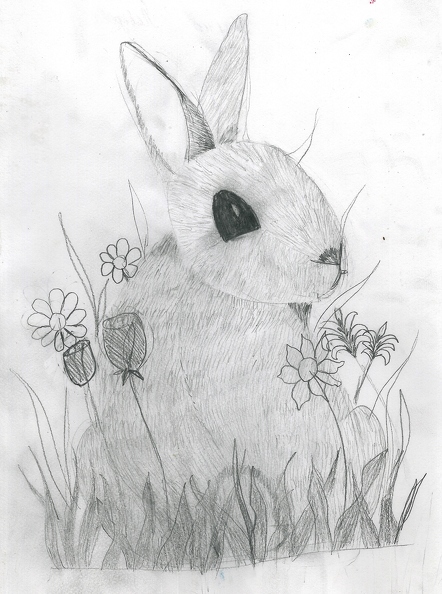 75, Кролик в траве, Мария Лебедева.jpg
