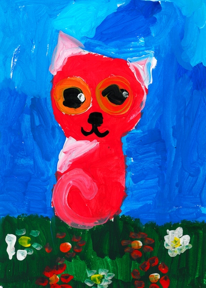 75, Розовый кот, Алиса Молчанова.jpg