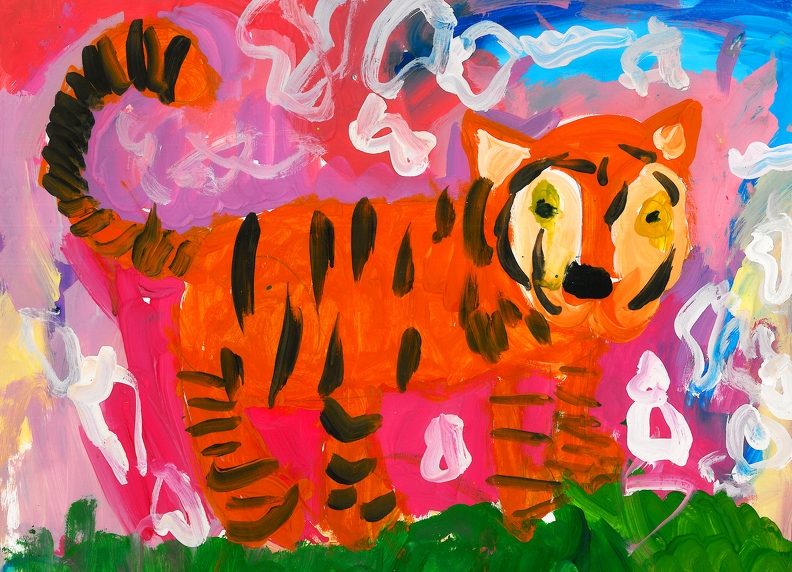 75, Оранжевый тигр, Ирина Кайтановская.jpg
