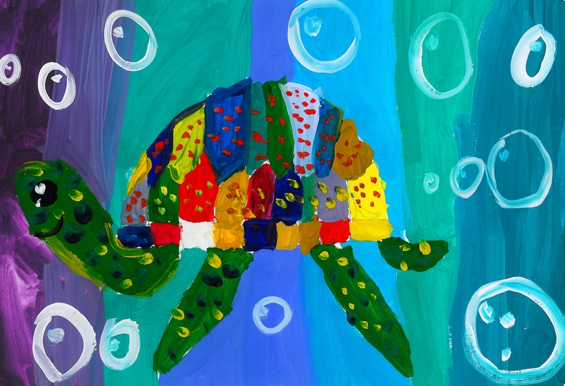 75, Подводная черепаха, Анастасия Атамасенко.jpg