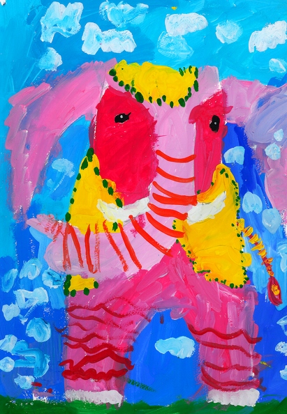 75, Розовый слон, Ирина Кайтановская.jpg