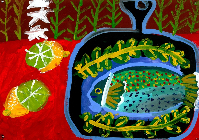147, Греческая рыбка на сковородке, Мария Колодяжная.jpg