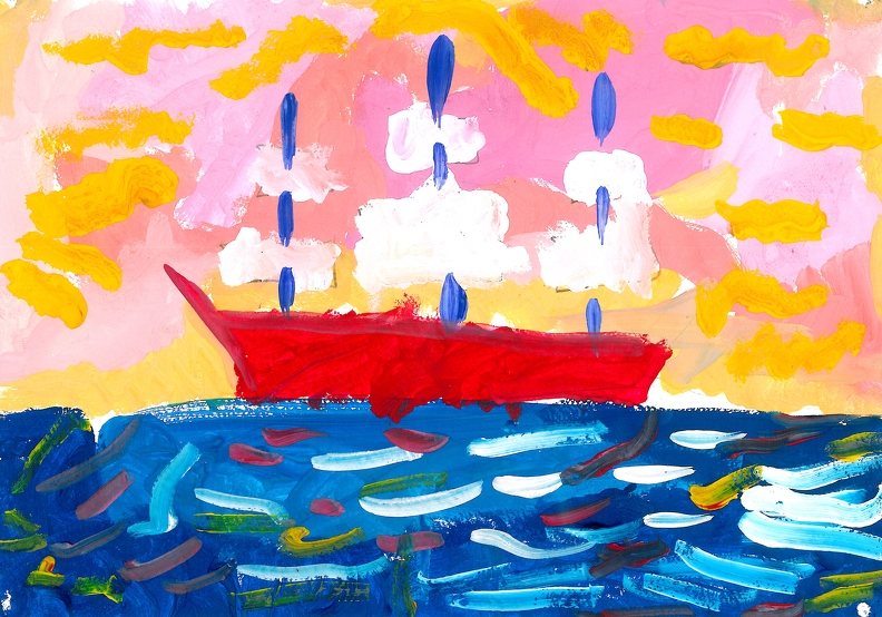 75, Розовый кораблик, Александра Зятковская.jpg