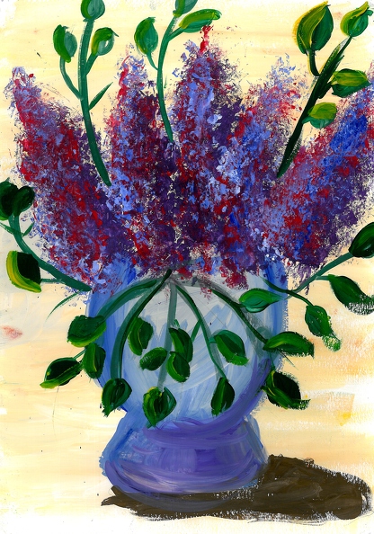 147, Голубая ваза, Мария Мильковская.jpg