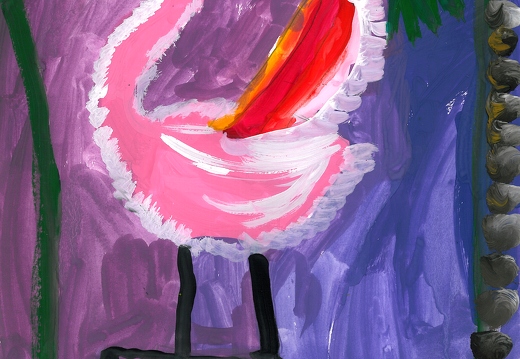 Танцующий фламинго