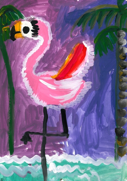 199, Танцующий фламинго. Виталина Наконечная.jpg