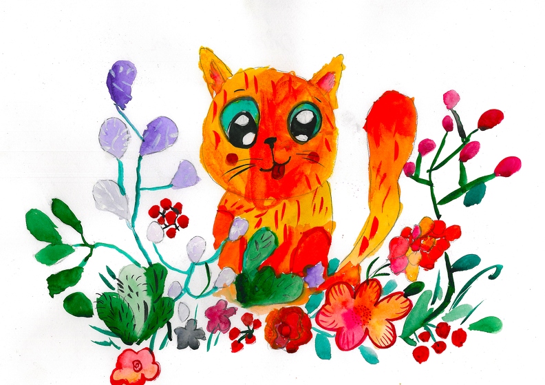 75, Рыжий кот, Ольга Шибаева.jpg