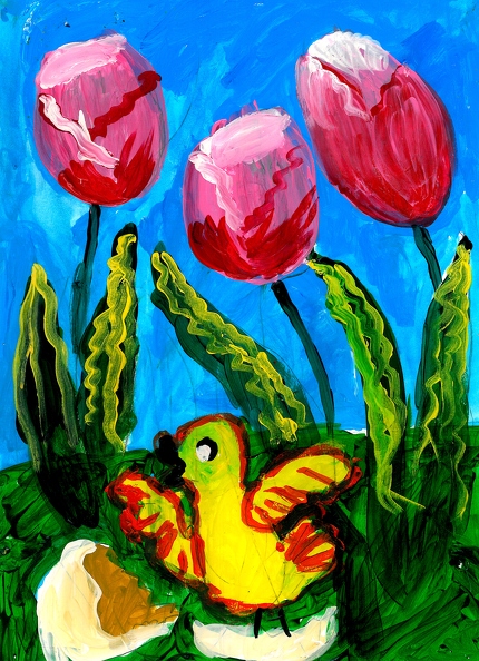 147, Розовые тюльпаны, Варвара Аболенцева.jpg