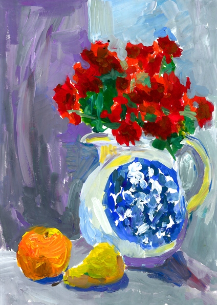 Композиция с цветами, Елизавета Жукова, 1 шк., Вигура.jpg