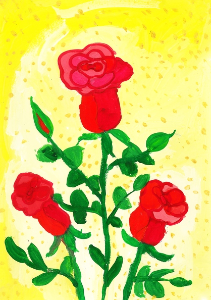 Красные розы, Елизавета Грищенко.jpg