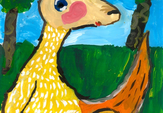 Портрет кенгуру