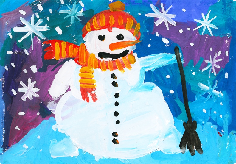 Маленький снеговичек, Артемий Жуков.jpg