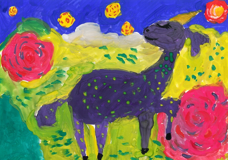 Пони в саду роз,Ясмин Шейх,8 лет.jpg