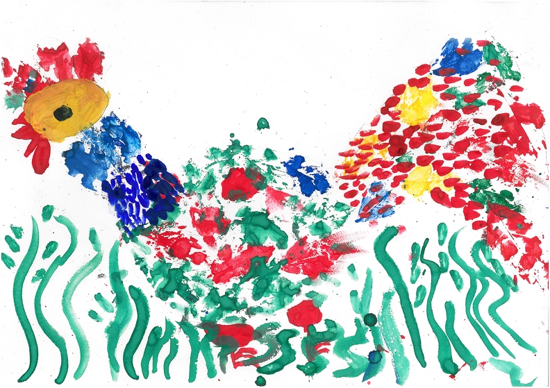 Разнацветный петушок,Степан Скрипка,4 года.jpg