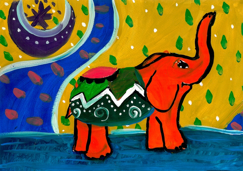 Слоненок из Индии, Елена Ветвицкая.jpg