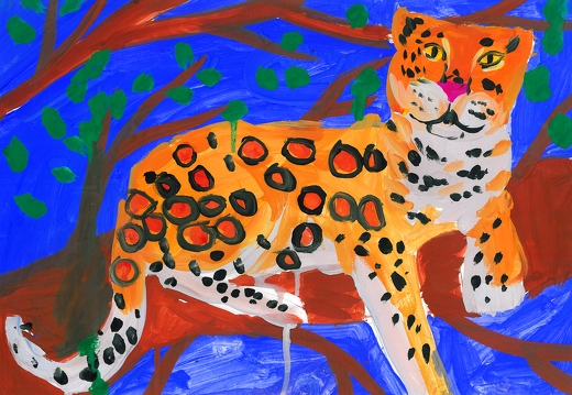 Смелый леопалрд