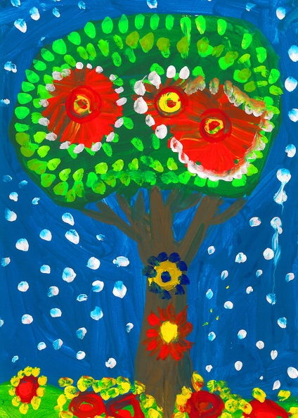 Цветущее дерево Анна Горбань.jpg