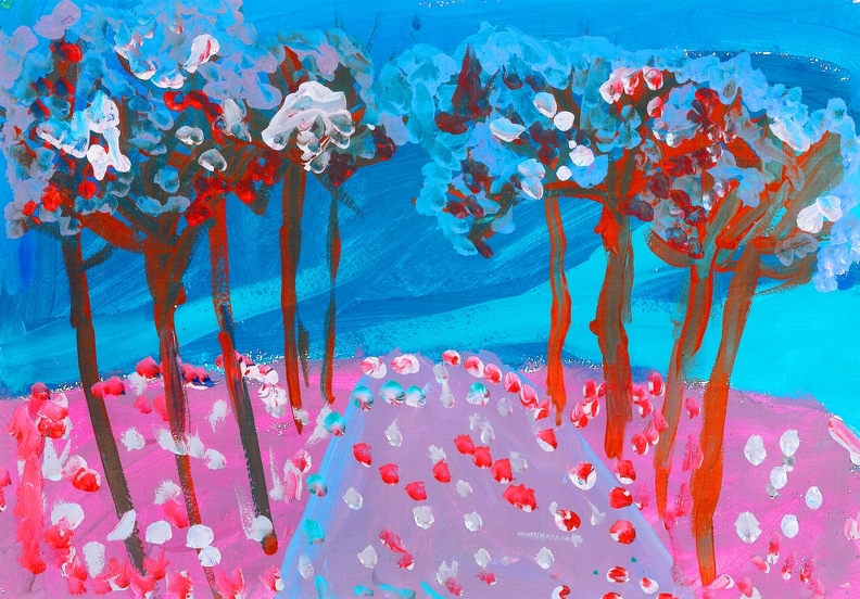 Голубой лес, Анна Горбань.jpg