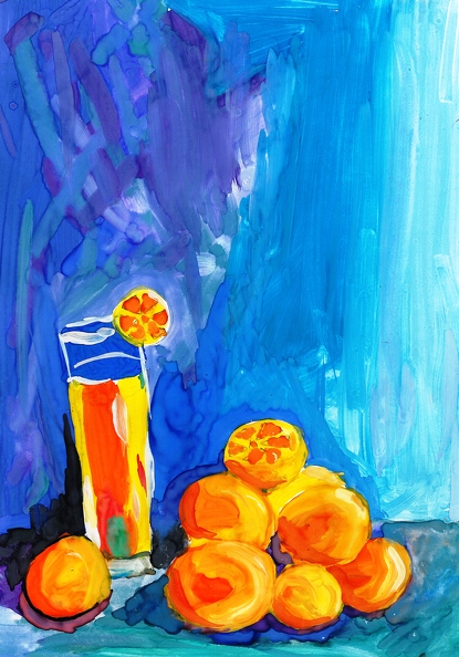Натюрморт с мандариновым соком, Анастасия Славинская.jpg