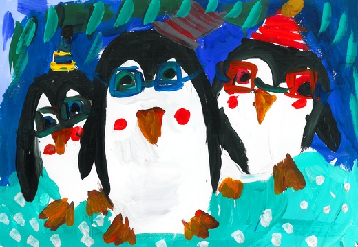 Пингвины в очках