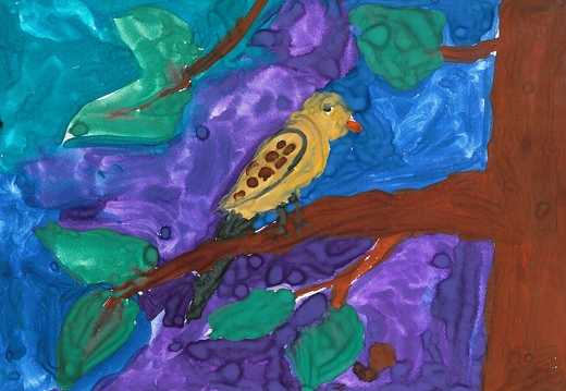 Маленькая певчая птица