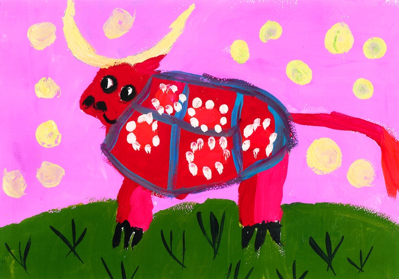 Розовый бык, Дарья Килинкарова.jpg