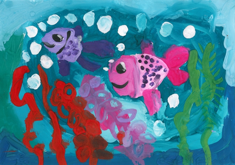 Разноцветные рыбки, Валерия Брачун.jpg
