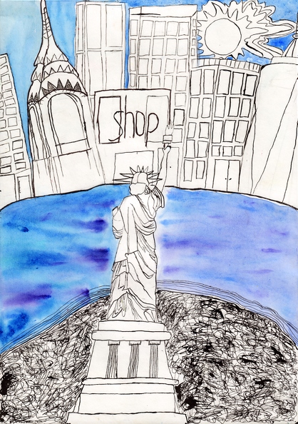 8457 Надежда Пригода. Статуя свободы в Нью-Йорке. Возраст - 10 лет. Номинация - графика. Смешанная техника.tiff.jpg