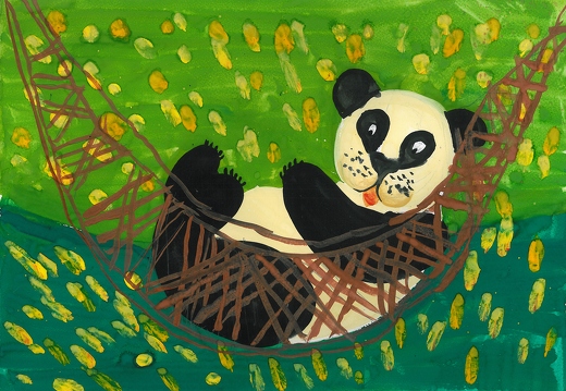 Отдых панды