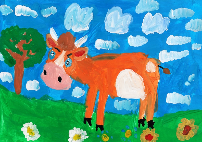 Рыжая корова, Дарья Килинкарова.jpg