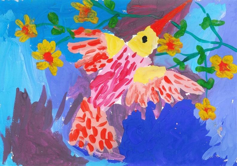 Розовый колибри, Елизавета Грищенко.jpg