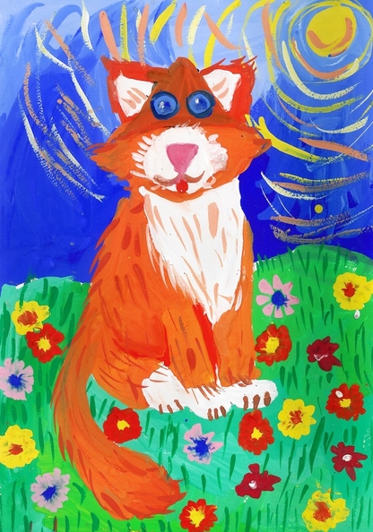 Рыжий кот, Дарья Килинкарова.jpg