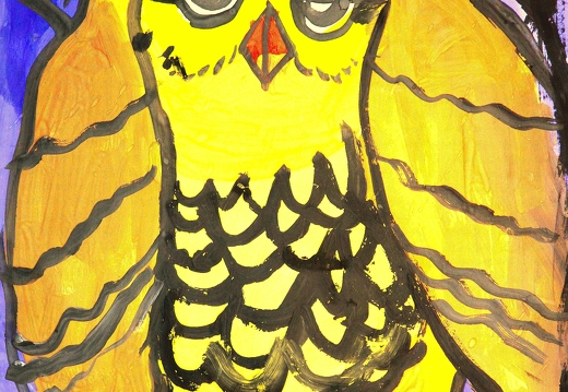 Желтая сова