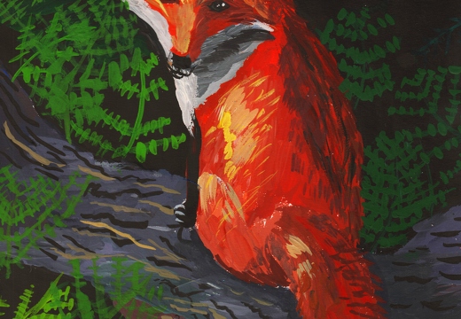 Рыжий лис