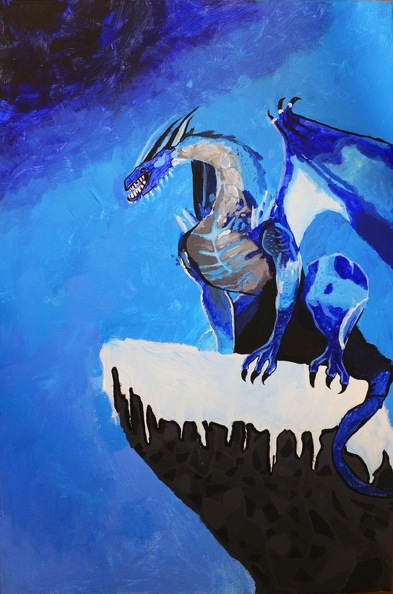 8457 Бовсуновский Андрей  Синий дракон Номинаци - живопись Те.JPG